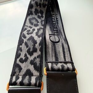 Christian Dior Leopard Print Bag Strap